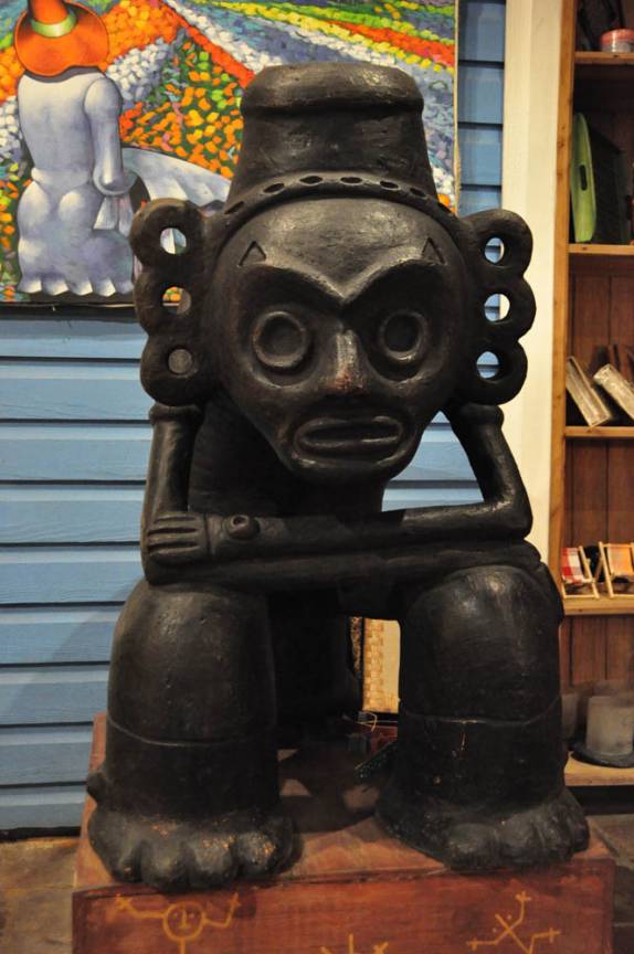 A antiga arte Taino, em Santo Domingo, capital da República Dominicana